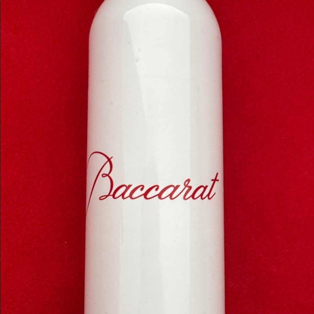 Baccarat White and Red Water Bottle - Picture 2 of 4